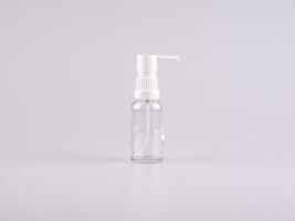 Klarglasflasche 50ml, mit Rachenspray