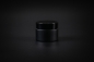 Preview: schwarzglas-dose-tiegel-glas-black