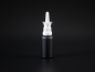 Preview: Schwarzglasflasche 100ml, mit Nasenspray