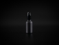 Preview: Schwarzglasflasche 50ml, mit Lotionspumpe Aluminium