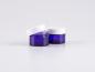 Preview: Blauglasdose 30ml, mit Deckel weiss