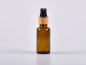 Preview: Braunglasflasche 30ml, mit Zerstäuber Bambus