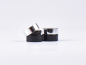 Preview: Braunglasdose, 7ml, mit Deckel silber