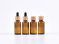 Preview: Braunglasflasche 30ml, mit Pipette Bambus