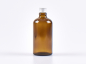 Preview: Braunglasflasche 100ml, mit Aludeckel