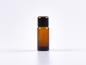 Preview: Braunglasflasche 10ml, mit Tropfmontur schwarz
