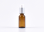 Preview: braunglas-lotionsflasche-silber-matt