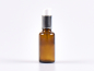 Preview: lotionspumpe-silber-flasche-braun-30ml