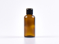 Preview: Braunglasflasche 50ml, mit Tropfmontur schwarz