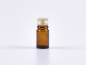 Preview: Braunglasflasche 5ml, mit Aludeckel