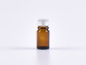 Preview: Braunglasflasche 5ml, mit Aludeckel