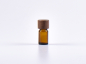 Preview: Braunglasflasche 5ml, mit Tropfmontur Walnut