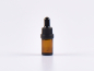 Preview: Braunglasflasche 5ml, mit Pipette OV schwarz