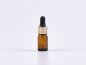 Preview: Braunglasflasche 5ml, mit Pipette gold