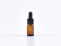 Preview: Braunglasflasche 5ml, mit Pipette schwarz