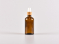 Preview: Braunglasflasche 100ml,  mit Zerstäuber Bambus