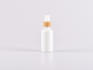 Preview: Weissglasflasche 50ml, mit Zerstäuber Bambus