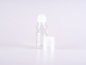 Preview: Roll-On-Flasche/Deoflasche 50ml, Glas,Deckel schwarz/weiss/transparent