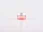 Preview: Kosmetikdose "Lucy", 30ml, mit Deckel silber