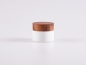 Preview: 50ml-cremetiegel-glas-holzdeckel