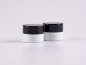 Preview: Weissglasdose 7 ml –  Deckel Schwarz