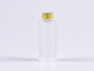 Preview: glasflasche-50ml-matt-aludeckel-silber-gold