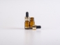 Preview: Braunglasflasche 5ml, mit Pipette gold