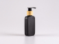 Preview: Flasche "Henry", 100ml, HDPE, mit Dispenser Bambus