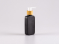 Preview: Flasche "Henry", 100ml, HDPE, mit Dispenser Bambus