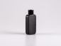 Preview: Flasche "Henry", 100ml, HDPE, mit Schraubverschluss weiss/schwarz