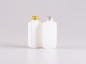 Preview: Flasche "Henry", 100ml, HDPE, mit Schraubverschluss Aluminium