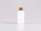 Preview: Flasche "Henry", 100ml, HDPE, mit Deckel Walnut