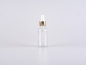 Preview: Klarglasflasche 30ml, mit Pipette gold