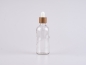 Preview: Klarglasflasche 100ml, mit Pipette Walnut
