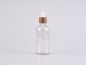 Preview: Klarglasflasche 100ml, mit Pipette Walnut