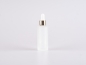 Preview: Glasflasche säuremattiert, 30ml, mit Pipette Alu gold