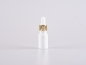 Preview: Weissglasflasche 10ml, mit Pipette gold