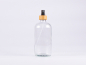 Preview: Klarglasflasche 500ml, mit Zerstäuber Bambus