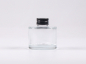 Preview: Klarglasflasche Lilly 90 ml - Schraubverschluss Aluminium
