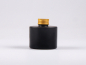 Preview: Schwarzglasflasche Lilly 130 ml - Schraubverschluss Aluminium