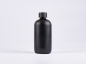 Preview: Schwarzglasflasche 500 ml - Verschluss KISI
