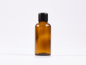 Preview: Braunglasflasche 50ml, mit Tropfmontur schwarz