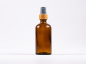 Preview: Braunglasflasche 100 ml – Zerstäuber Bambus