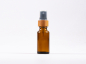 Preview: Braunglasflasche 20 ml - Zerstäuber Bambus