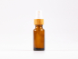 Preview: Braunglasflasche 20 ml - Zerstäuber Bambus