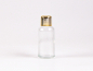 Preview: Klarglasflasche 30ml, mit Tropfmontur Gold
