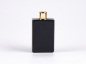 Preview: Schwarzglasflasche Miro 100 ml - Tropfmontur Gold