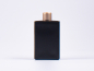 Preview: Schwarzglasflasche Miro 100 ml - Tropfmontur Gold