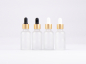 Preview: säuremattierte Flasche 10ml, mit Pipette gold