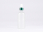 Preview: säuremattierte Flasche 100ml, mit Pipette grün-matt
